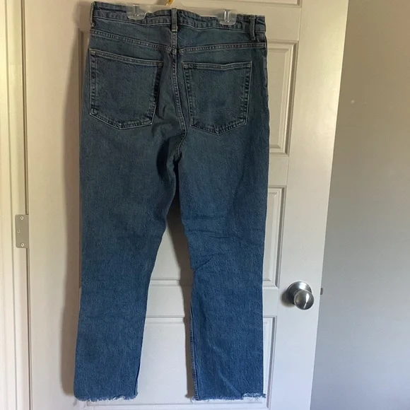 Topshop Denim Straight Leg Jeans - Picture 3 of 4